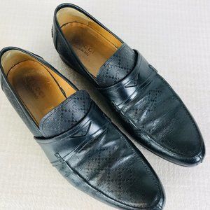 GUCCI Diamante Penny Loafer Shoes 245583 Size 11.5